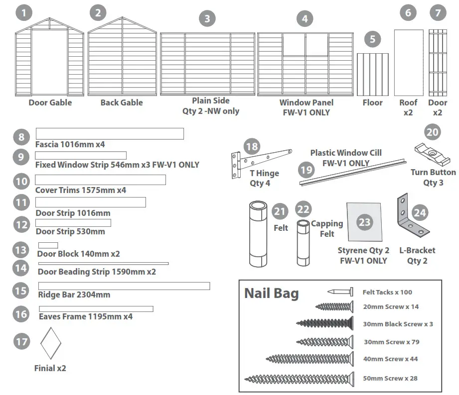 Mercia Garden OSB Apex - Building content