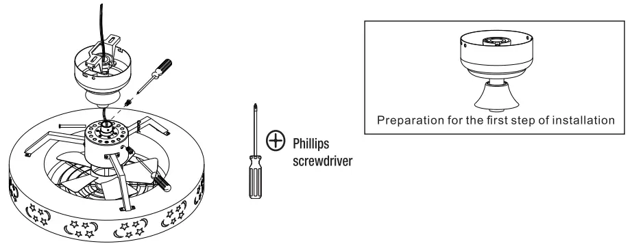 install downrod assembly