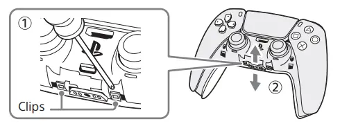 SONY CFI-ZCT1G P5 DualSense Wireless Ultimate Controller - clips