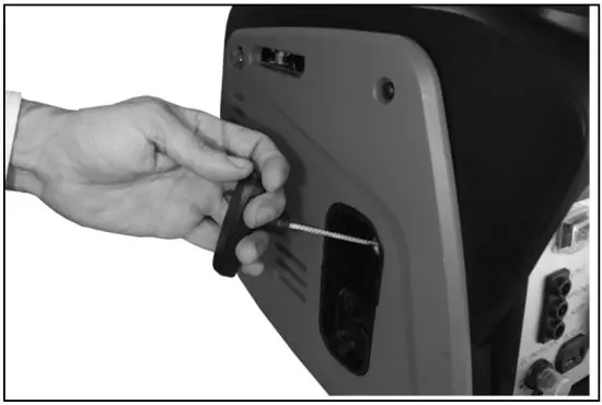 Clarke IG950D Leisure Inverter Petrol Generator - handle