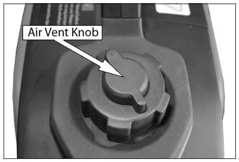 Clarke IG950D Leisure Inverter Petrol Generator - knob