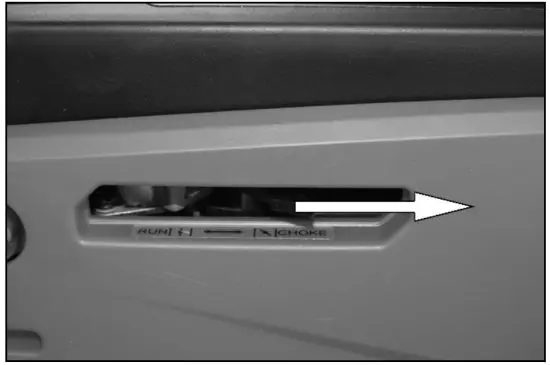 Clarke IG950D Leisure Inverter Petrol Generator - lever