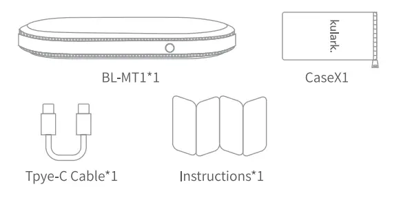 Shenzhen Lark Acoustics BL MT1 Wireless Speaker - Box