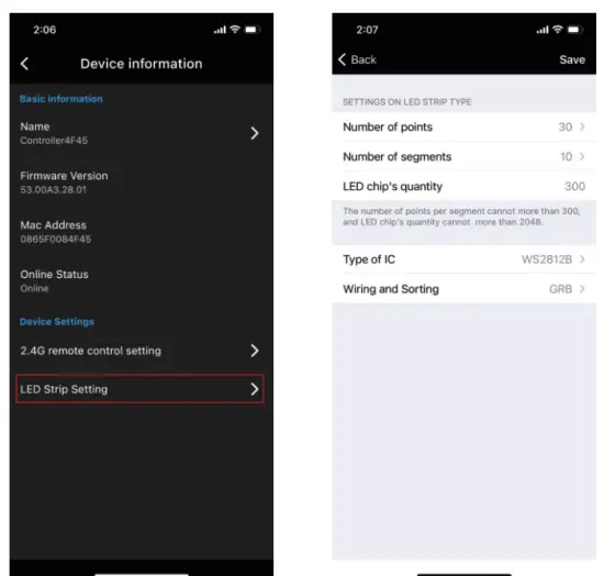 Raoping Ruhu Technology N272U RGB Light Strip Controller - app2