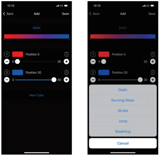 Raoping Ruhu Technology N272U RGB Light Strip Controller - app9