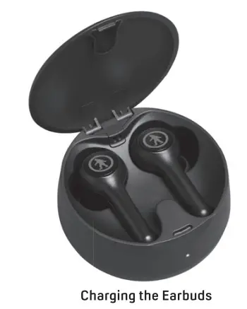 OUTDOOR TECH Ravens True Wireless Noise Cancelling Earbuds - Charging 1