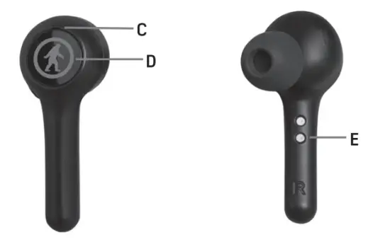 OUTDOOR TECH Ravens True Wireless Noise Cancelling Earbuds - antomy 1