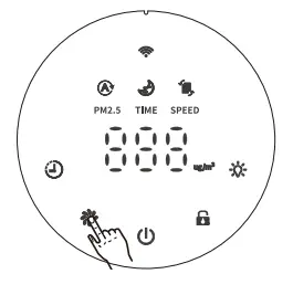 TCL KJ200F-A4 Air Purifier - app