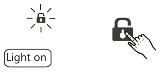 TCL KJ200F-A4 Air Purifier - lock