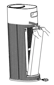 TCL KJ200F-A4 Air Purifier - strainer
