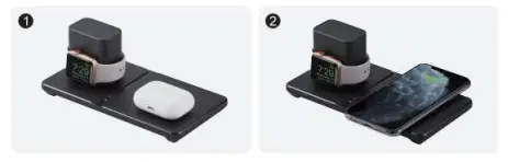 ESR EFC0030 2-in-1 Wireless Charging Station fig 2