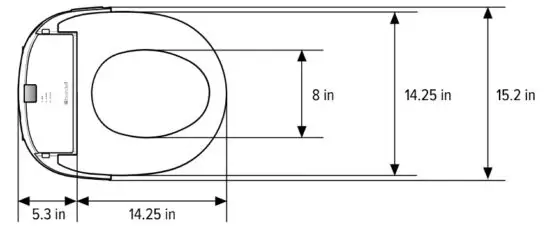 brondell SE400 Swash Bidet Toilet Seat - figure 2