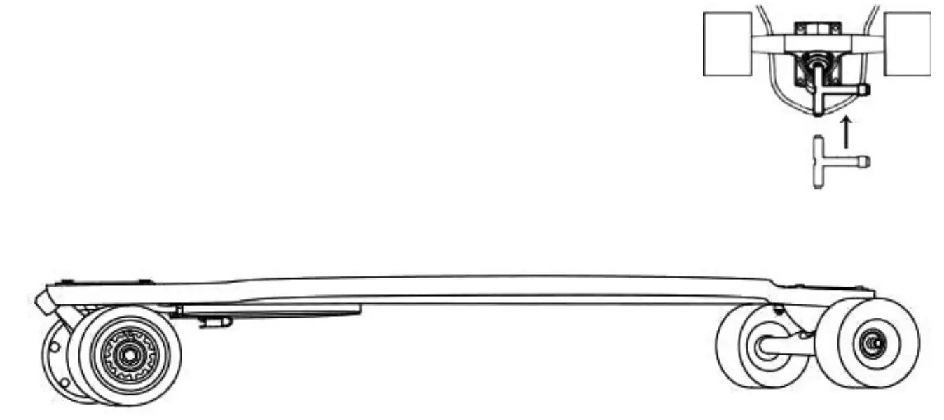 Teamgee H5 Blade Electric Skateboard With Drop Through Deck - fig 1