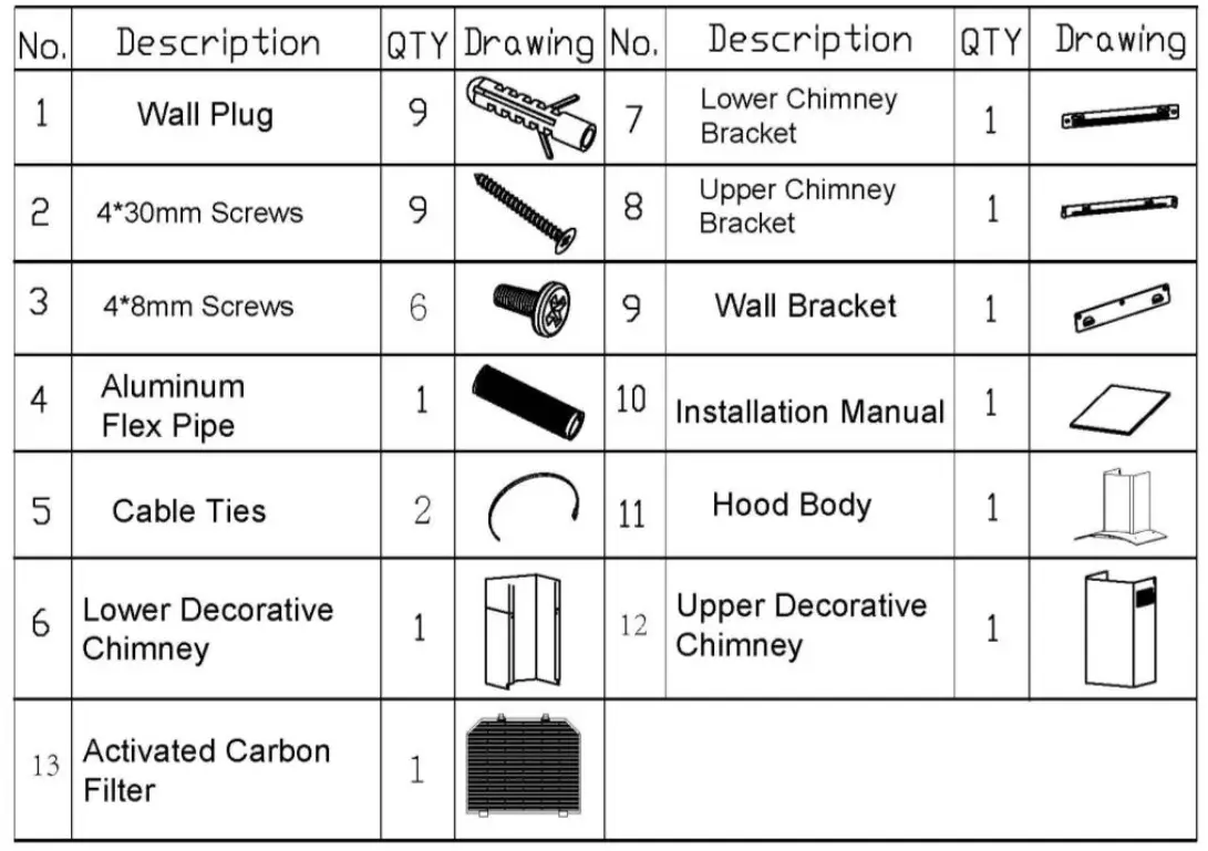 CIARRA CBC6S506 Class A Extractor Hood 60cm Kitchen Hood-2