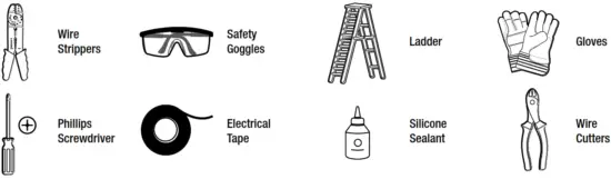 HAMPTON BAY 504081010 Round Coastal Light - TOOLS