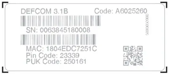 MELTA SYSTEM DEFCOM 3.1B Automatic Electronic Design - card