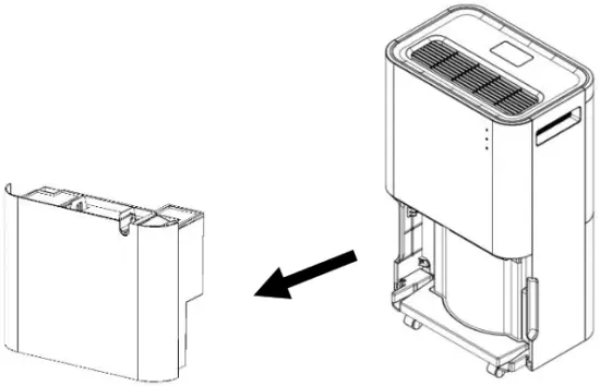 HOMEDEPOT MRS-LKEX-66AAK 50-Pint Portable Dehumidifier - Fig 3