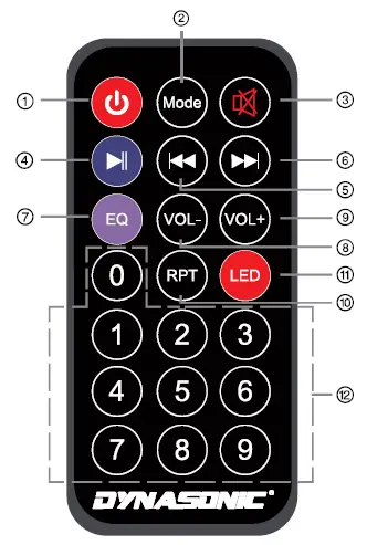 DYNASONiC 025 Bluetooth Speaker with Karaoke FIG 2