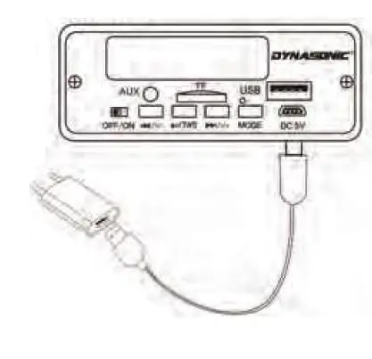 DYNASONiC 025 Bluetooth Speaker with Karaoke FIG 8