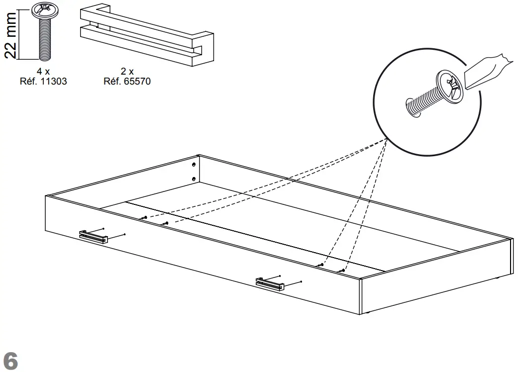 GAMI G84 400 Option Tiroir 190 Particleboard - 11