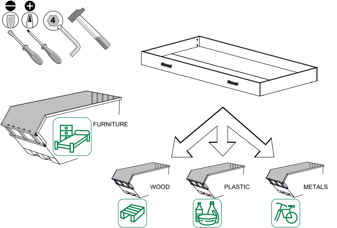 GAMI G84 400 Option Tiroir 190 Particleboard - 13