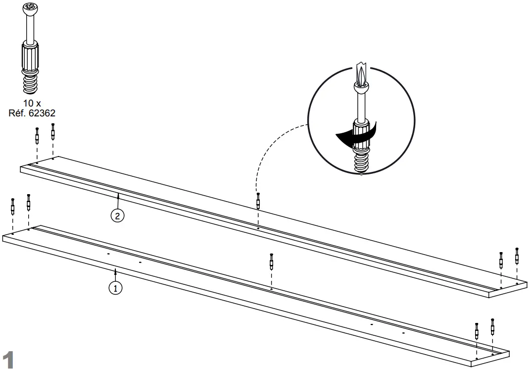 GAMI G84 400 Option Tiroir 190 Particleboard - 6