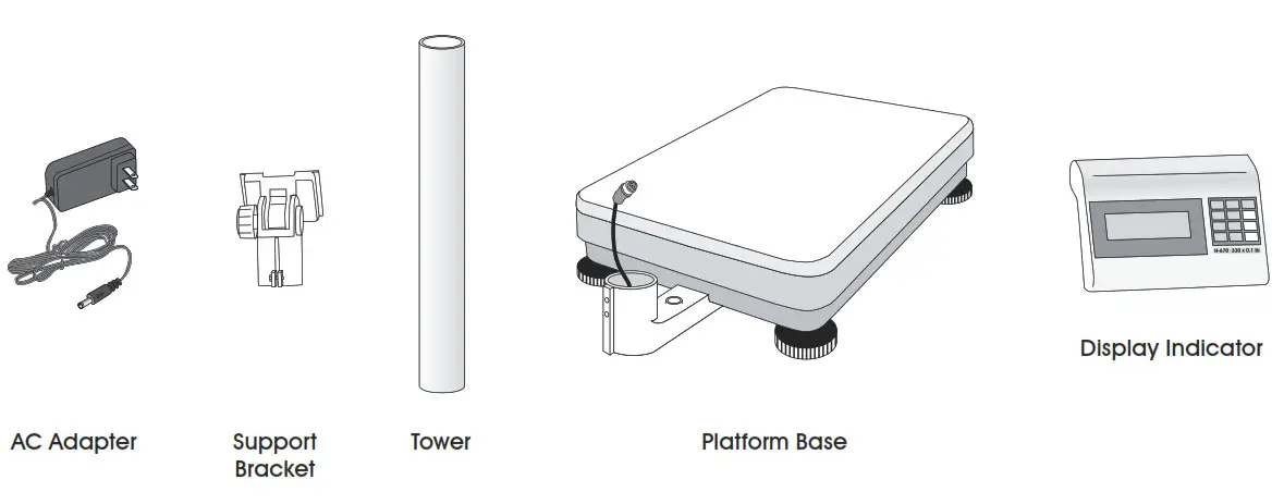 ULINE Industrial Platform Scale PARTS