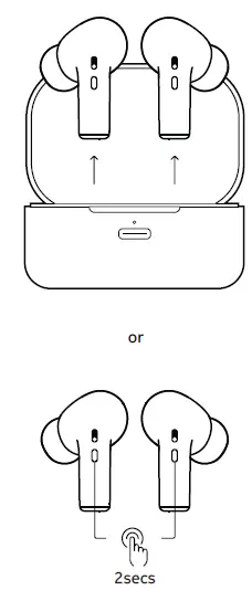 NOKIA E3500 Essential True Wireless Earphones FIG 2