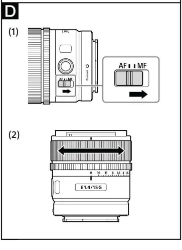 SONY SEL15F14G E 15mm F1.4 G E Mount Interchangeable Lens 5