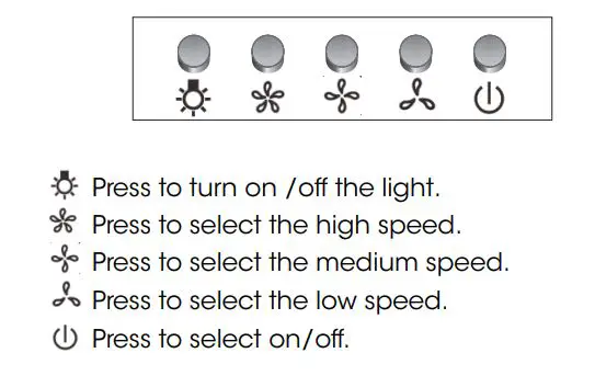 Vesta VRH-AKRON-30SS 750CFM 30 Under Cabinet range hood - Akron （3 Speed push button)