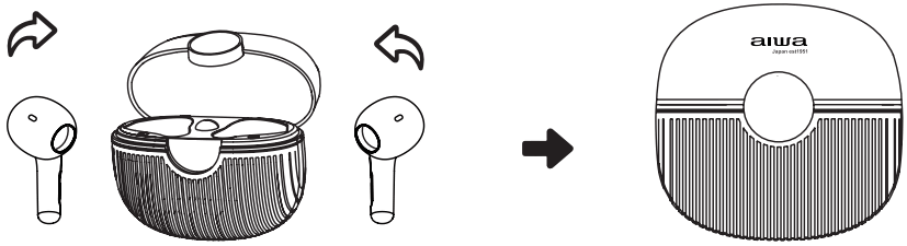 aiwa AT X80U True Wireless Earphone - FIG 4