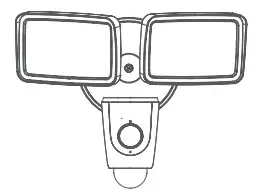 LOREX V261LCD EG 1080P Wired Floodlight Camera - Fig