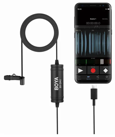 BOYA BY-DM2 Digital Lavalier Microphone -