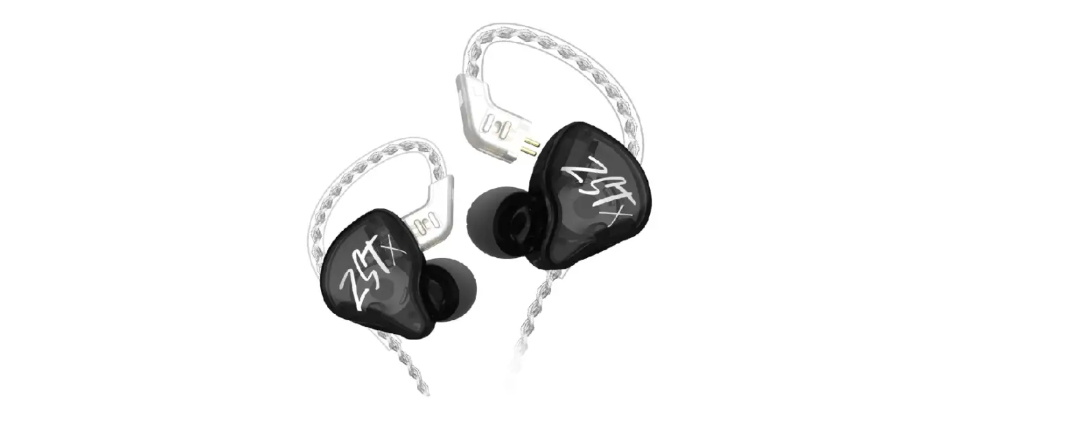 Erjigo Kz Zst X In-ear Monitors, Upgraded Dynamic Hybrid Dual Driver Zstx Earphones Complete Features