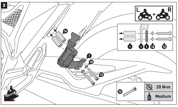 SW-MOTECH BC.HTA.01.740.31700 Pro Blaze H Saddlebag Set for Honda NC750X FIG 4