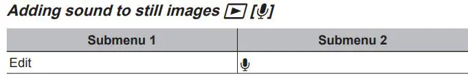 OLYMPUS Digital Camera Instruction Manual - Adding sound to still images