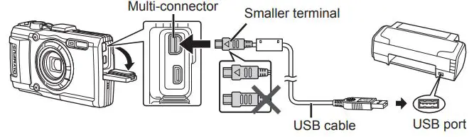 OLYMPUS Digital Camera Instruction Manual - Connecting the camera