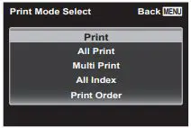 OLYMPUS Digital Camera Instruction Manual - Custom printing