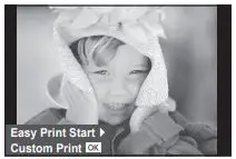 OLYMPUS Digital Camera Instruction Manual - Easy printing