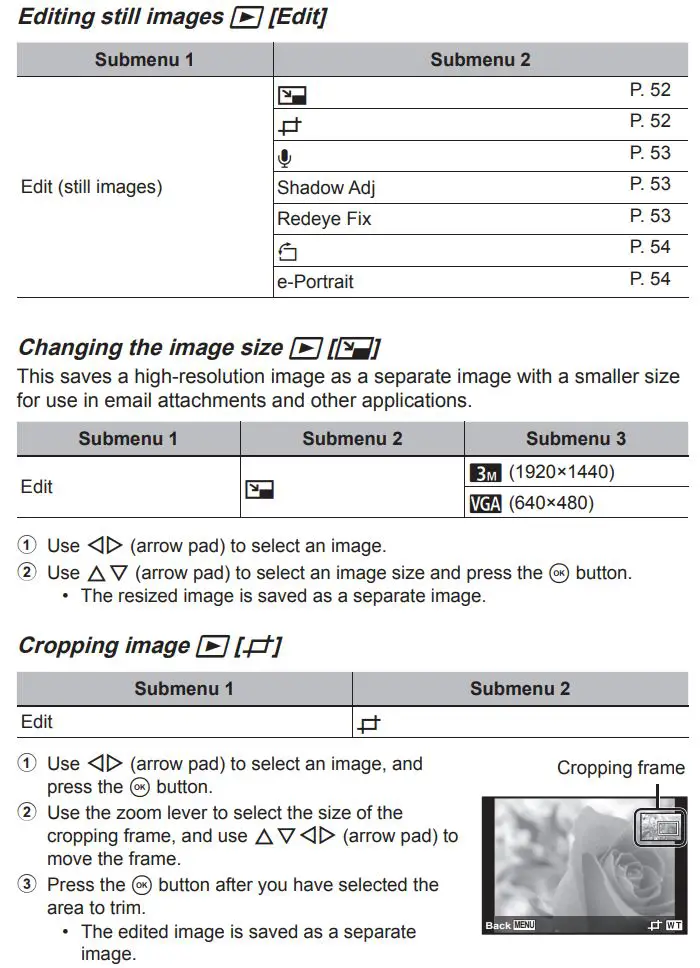OLYMPUS Digital Camera Instruction Manual - Playback Menu 2