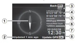 OLYMPUS Digital Camera Instruction Manual - Using the electronic compass