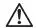 OLYMPUS Digital Camera Instruction Manual - Warning or Caution icon