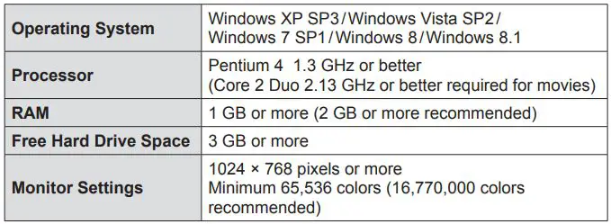 OLYMPUS Digital Camera Instruction Manual - Windows Vista to 8.1