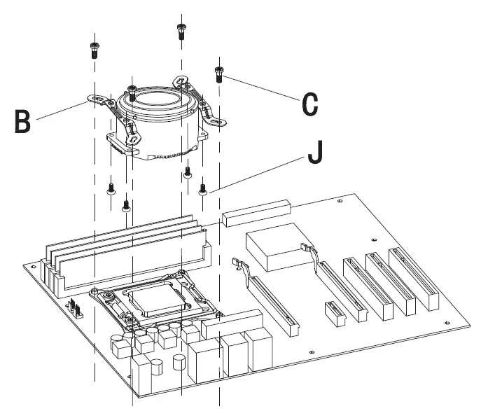AZZA LCAZ-120R-ARGB Blizzard CPU Liquid Cooler 24