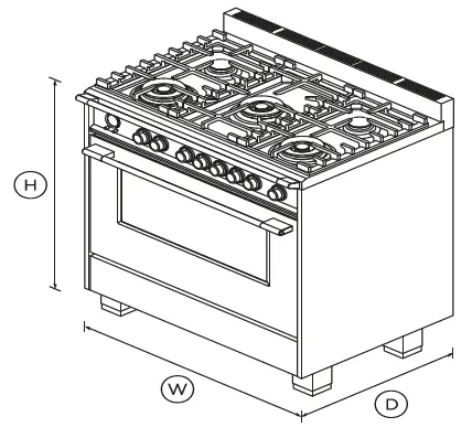 FISHER-PAYKEL-OR36SCG6W1-36-Inch-5-Burners-Self-Cleaning-Dual-Fuel-Range-fig-1