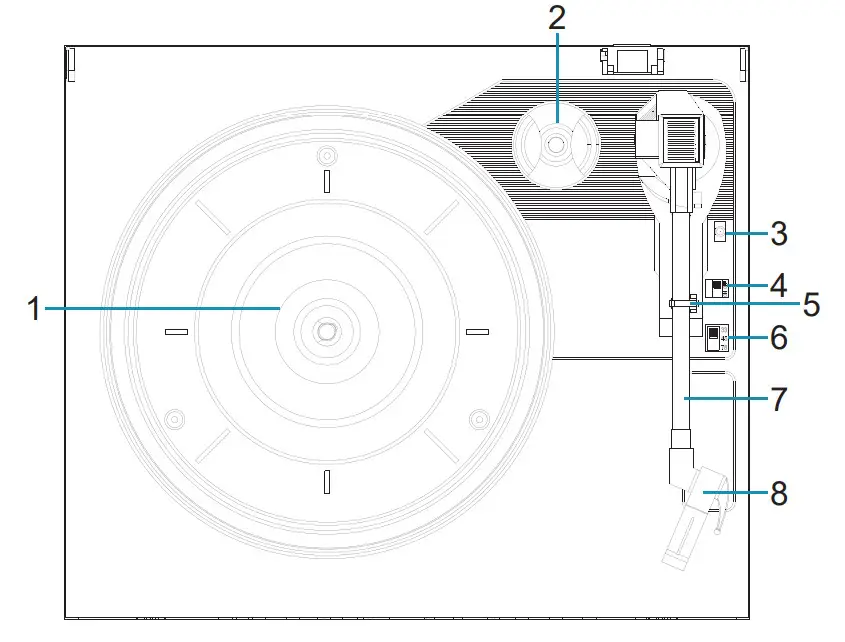 KARCHER MC 8000DI Turntable Type Belt Drive - Figure 16