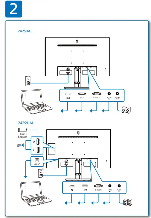 PHILIPS 272S1AE S-Line LCD LED Monitor - Figure 3