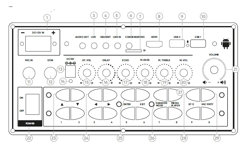 MASiNGO Alto X6 Karaoke Machine fig 1