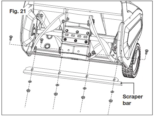 SNOWJOE iON100V-21SB-CT Cordless Snow Blower - Fig. 21
