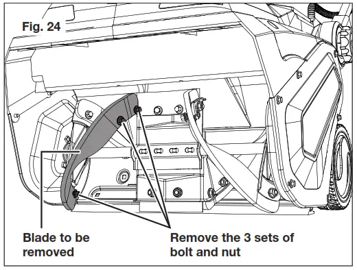 SNOWJOE iON100V-21SB-CT Cordless Snow Blower - Fig. 24